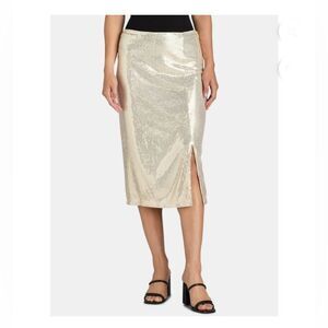 NWT Gold Sequin Skirt Sz XL (16-18)
